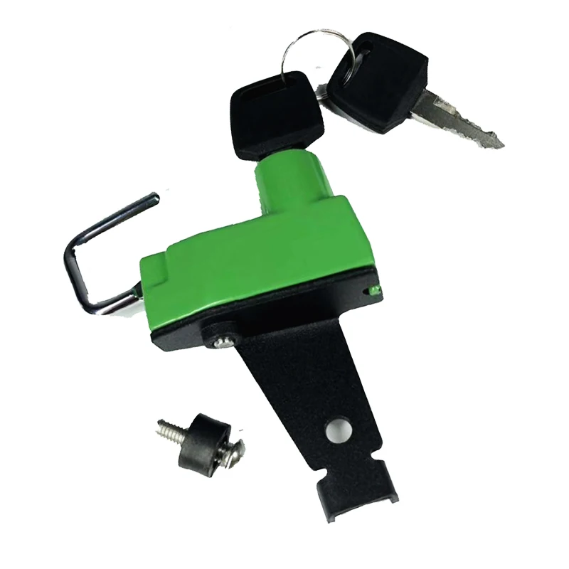 Замок для мотоциклетного шлема с защитой от кражи крючок из алюминиевого сплава 2