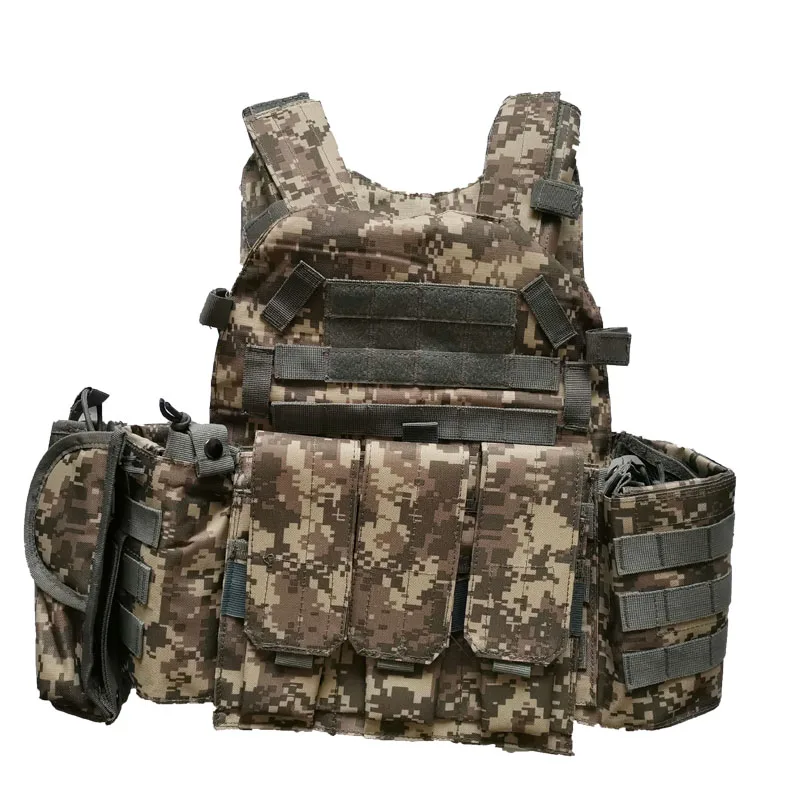 

Men 6094 Multicam Camo Tactical Vest Molle Modular Body Ammo Airsoft Paintball Combat Military Hunting Vest Clothes Accessories