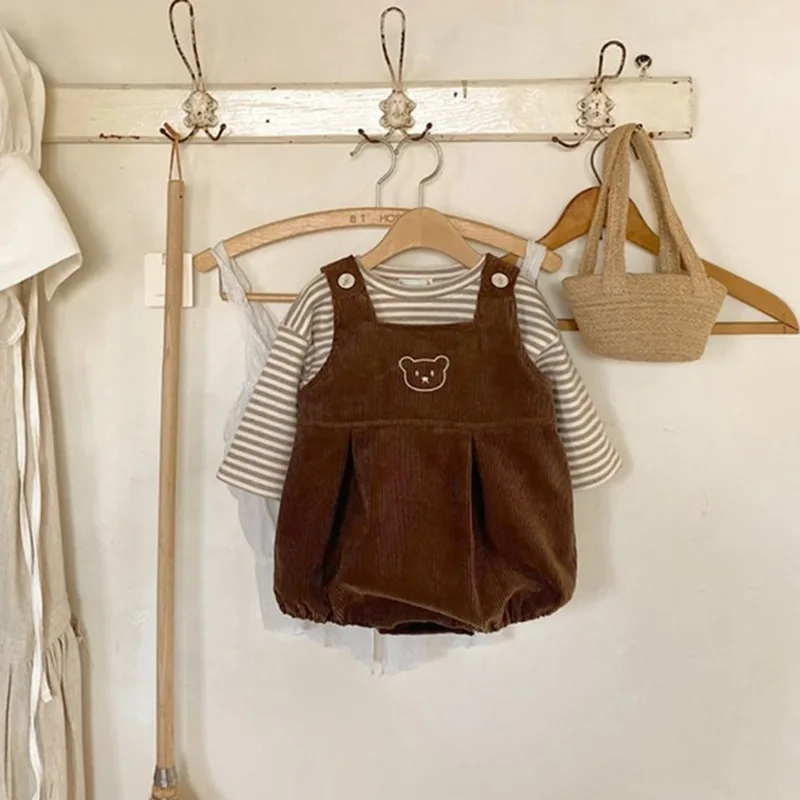 MILANCEL-monos de oso para beb&eacute;, blusa combinada de una pieza, Primavera, 2022-2