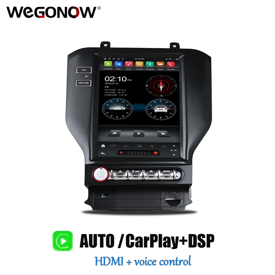 DSP PX6 Carplay Голосовое управление Tesla 9 7 &quotAndroid 0 4 Гб ОЗУ 64 ПЗУ Авторадио GPS навигация