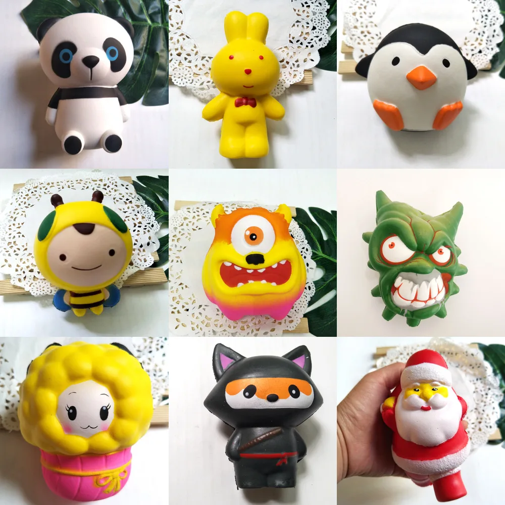 

Jumbo Squishy Kawaii Cartoon Animal Panda Penguin Squishies Slow Rising Stress Relief Squeeze Toys For Kids Gift