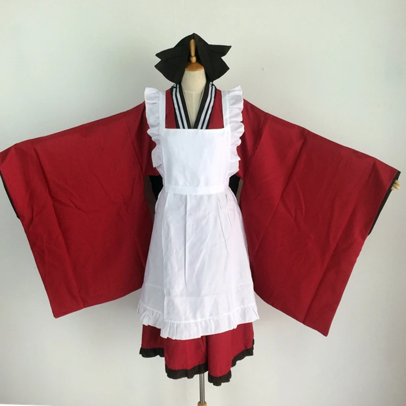 

Gugure! Kokkuri-san Ichimatsu Kohina Cute red Tama Kimono Fancy Cosplay Costume Made Japanese Anime Gugure! Kokkuri-san Cosplay