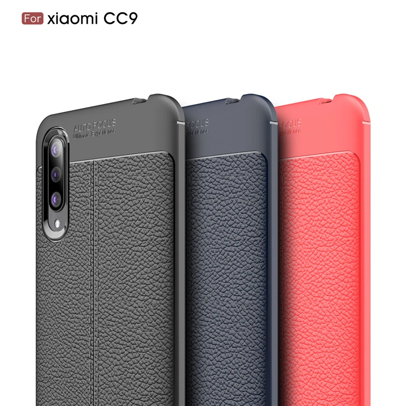 Чехол для Xiaomi Mi 9 Lite роскошный кожаный силиконовый чехол телефона 6 39 дюйма