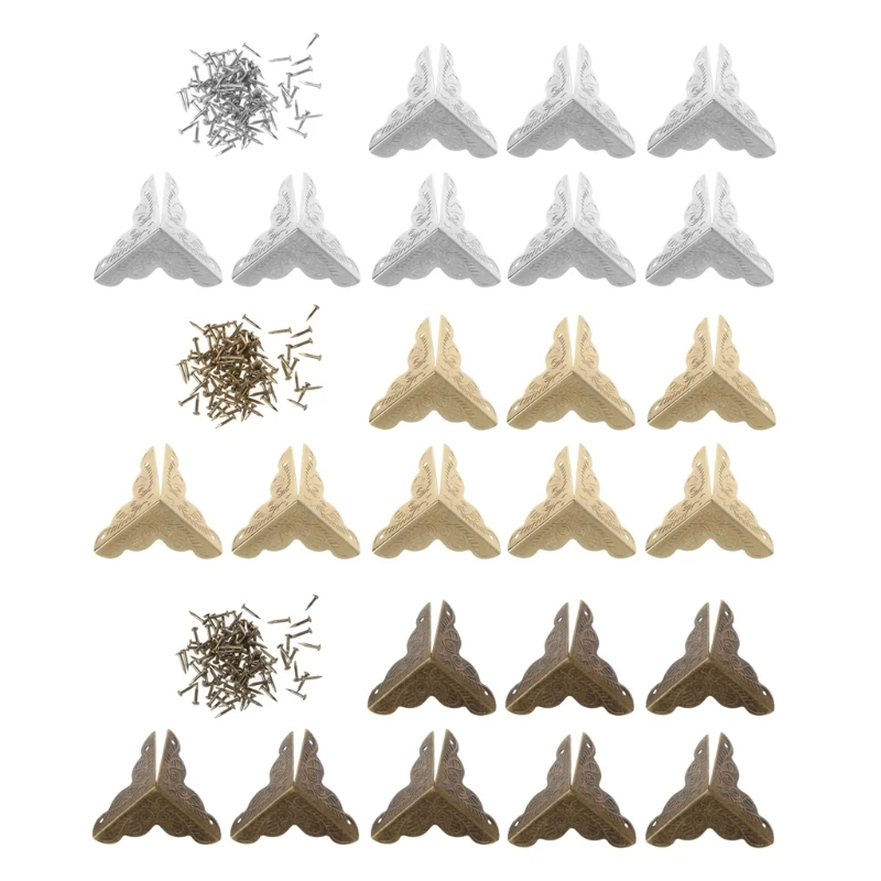 8 шт. искусственная деревянная накладка защитный уголок тонированный цветочный