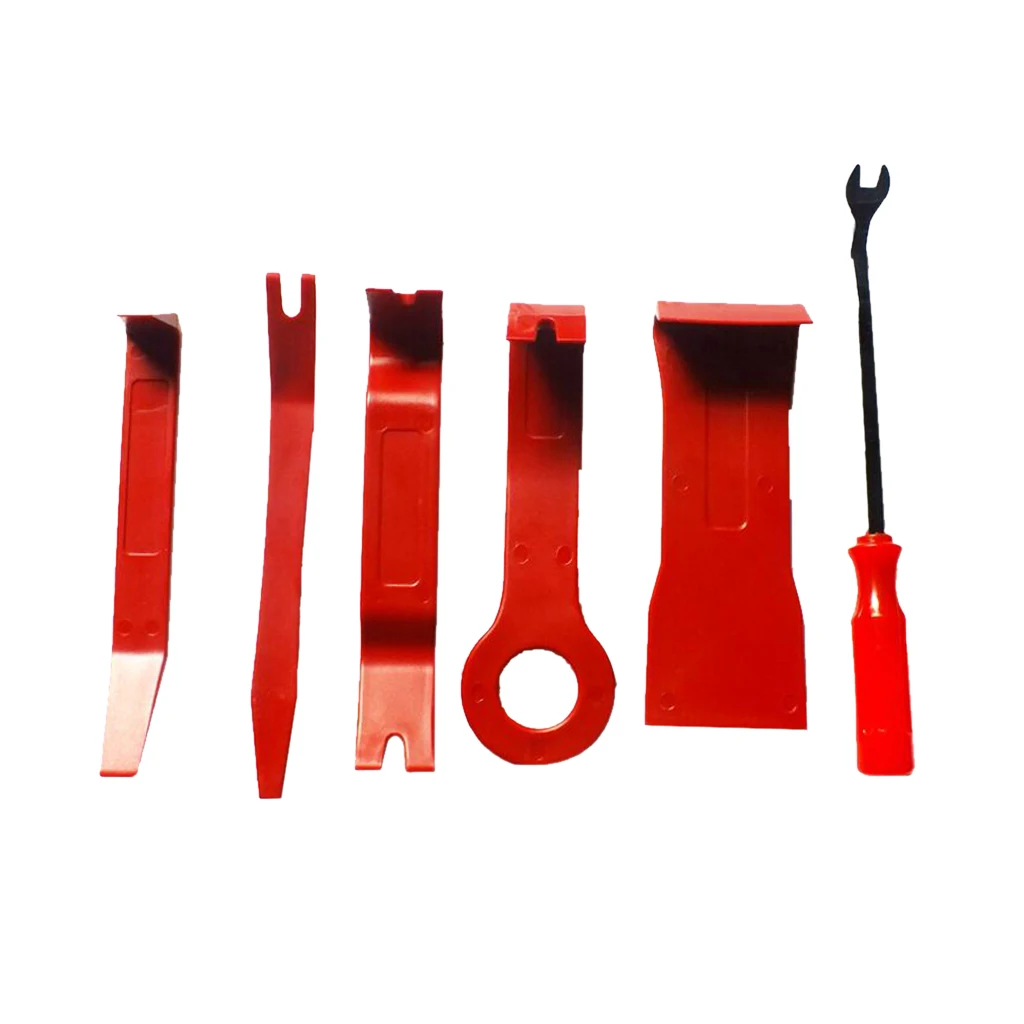 DIY 6Pcs Car Door Dash Audio Radio Removal Tool Panel Trim Install Open Pry Kit Set Plastic Repair Tools | Автомобили и мотоциклы