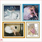 Балерина серии вышивания счетным комплект чехол типа 