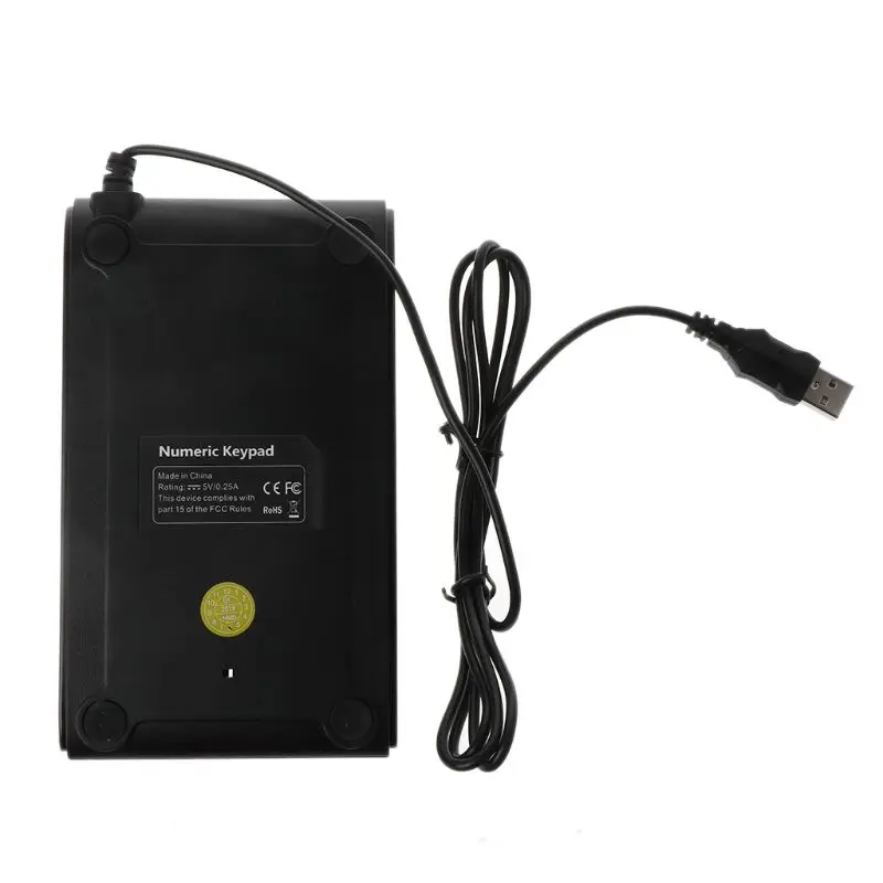 Проводная USB клавиатура с RGB-подсветкой водонепроницаемая цифровая