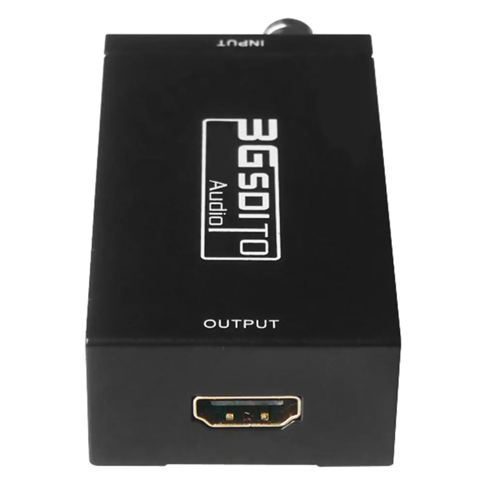 SDI To HDMI-compatible Converter Mini 3G Adapter - Full HD 1080P to HDTV Audio Supports HD-SDI and 3G-SDI |
