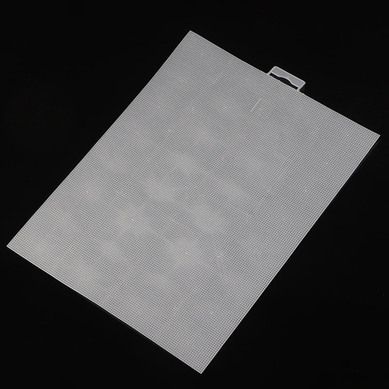 1 шт. прозрачная пластиковая холщовая ткань 14 карат 28x21 см |