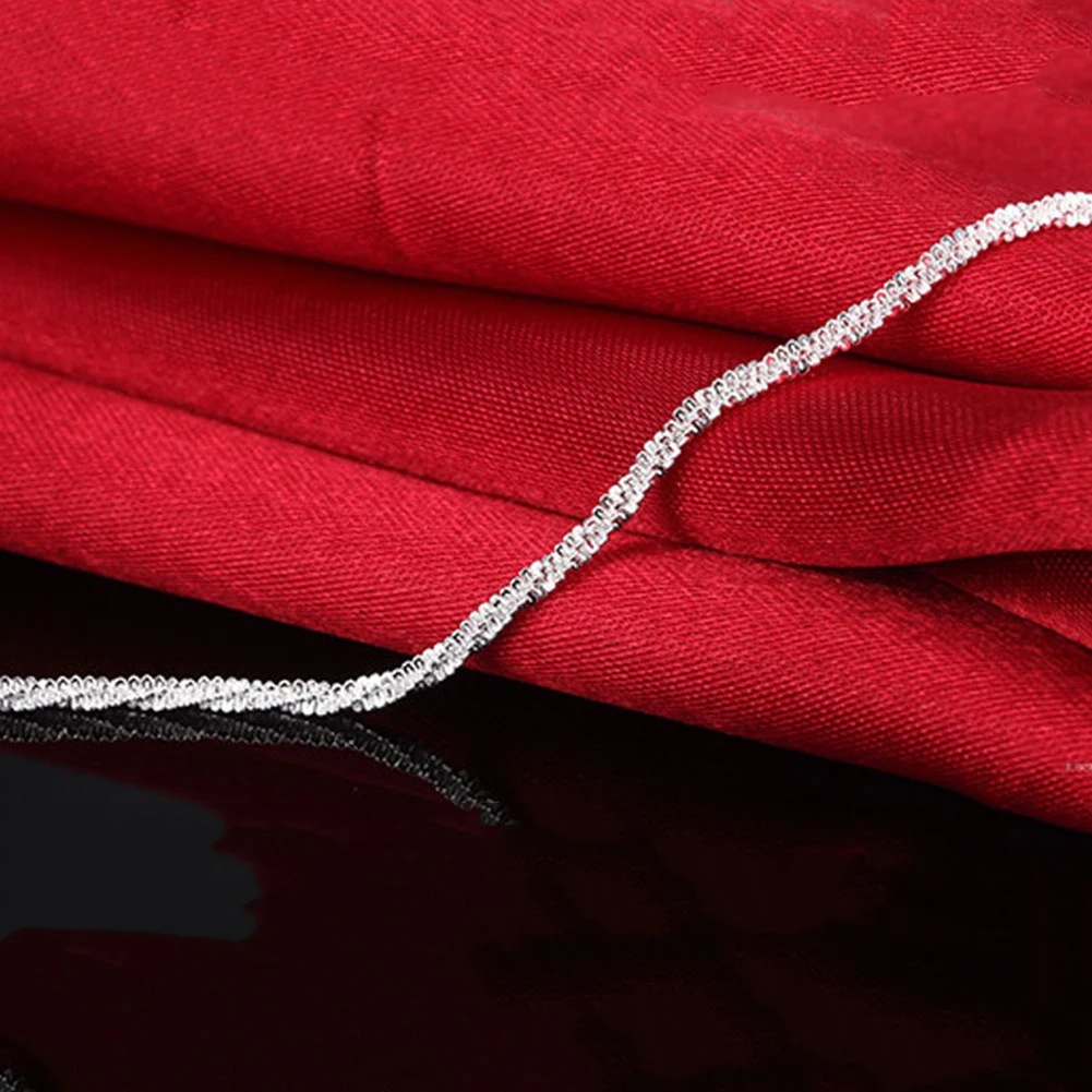 Thin silver plated Shiny Chains Anklet For Women Girls Friend Foot Jewelry Leg Bracelet Barefoot Tobillera de Prata | Украшения и