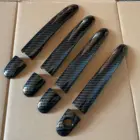 Для Chevrolet Lacetti Optra Daewoo Nubira Suzuki Forenza Holden Viva углеродное волокно хромированные автомобильные дверные ручки Чехлы Стайлинг наклейки