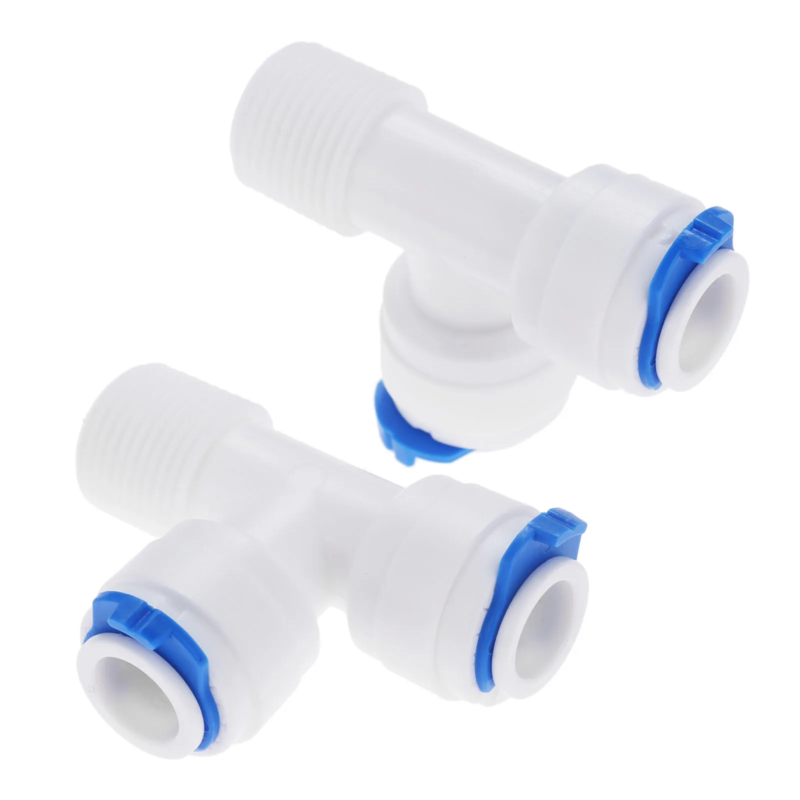 2 шт. RO Quick Pipe Fitting T Shape Tee 3/8 &quotOD Hose-3/8" Male Therad-3/8 Hose Water Plastic Coupling Connector Adapter |