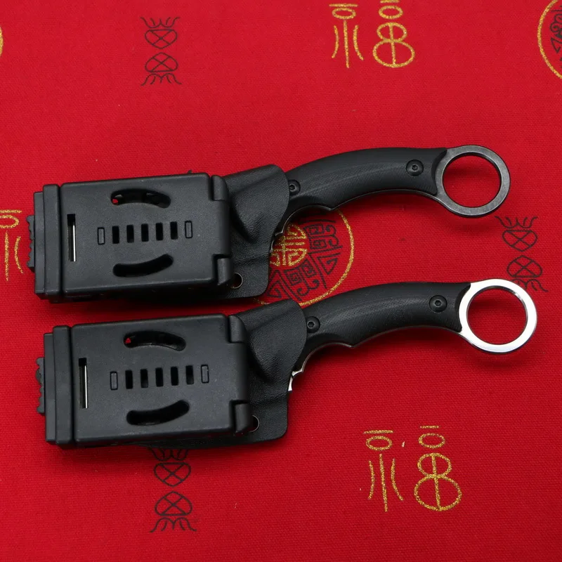 

LOVOCOO New S15 fixed knife D2 blade G10 handle Outdoor camping hunting Survival pocket fruit knives EDC tools