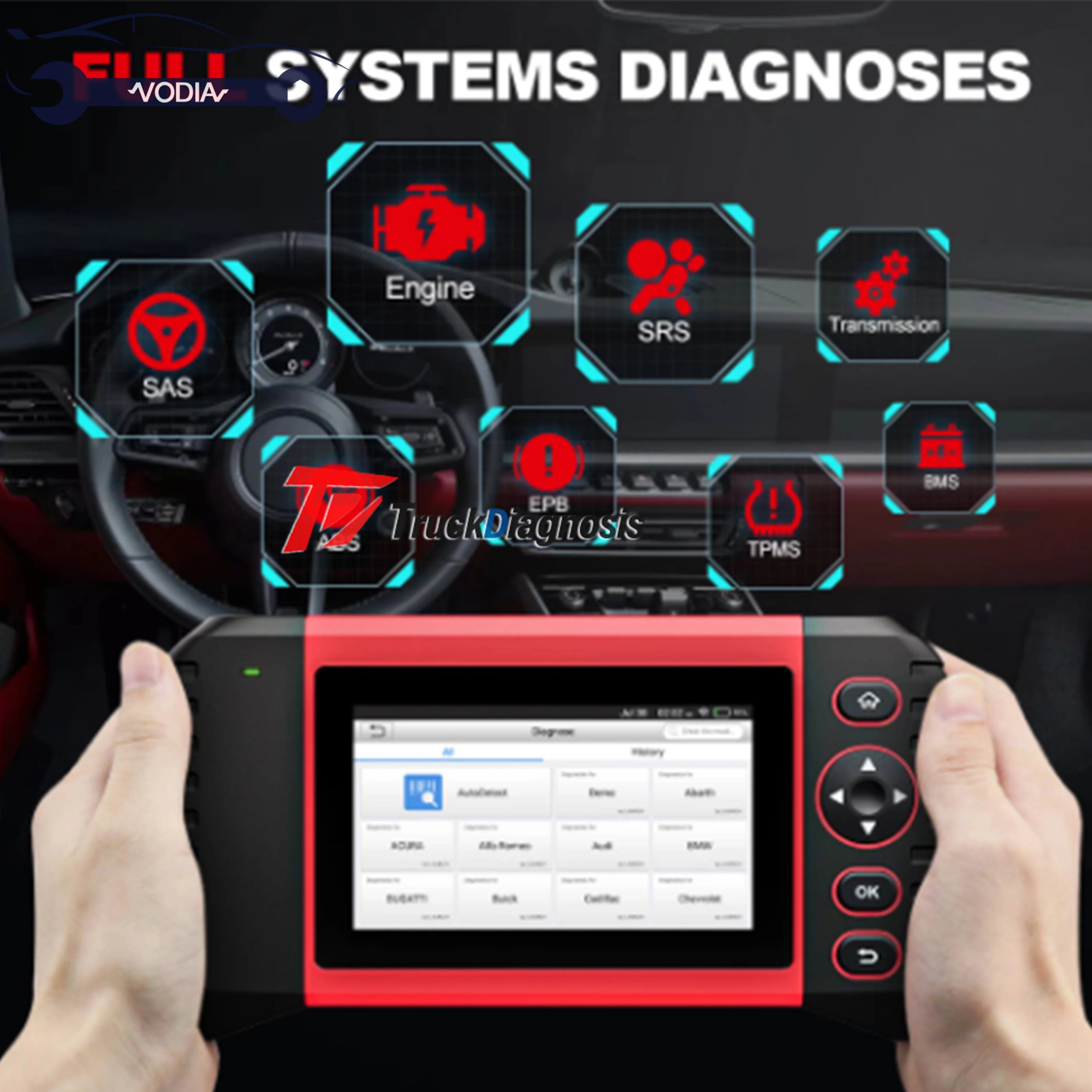 Новый сканер Launch CRP TOUCH PRO ELITE OBD2 диагностический инструмент для всей системы