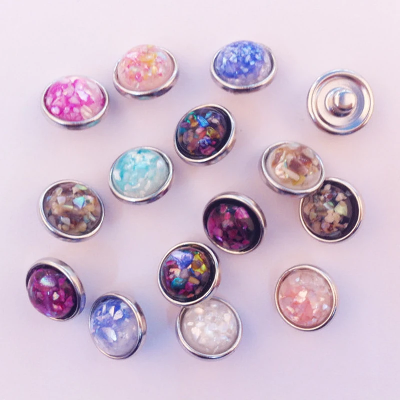 10 шт./лот солнцезащитные очки &quotкошачий глаз&quot камень 12 мм кнопки Diy ювелирных