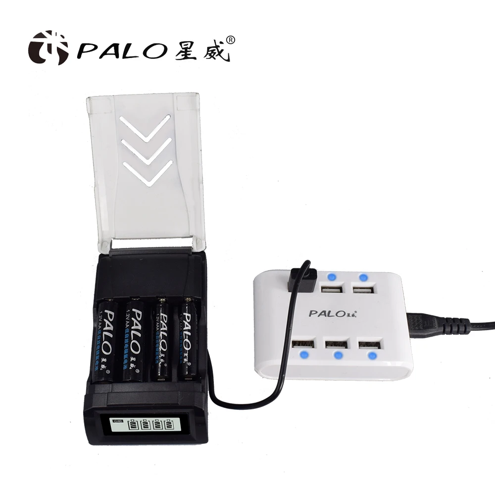 PALO 1 2 V AA батарея 3000mAh Ni MH аккумуляторные батареи для игрушечные камеры фонари