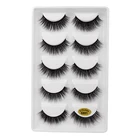 5 пар, объемные ресницы из норки, без жестокости