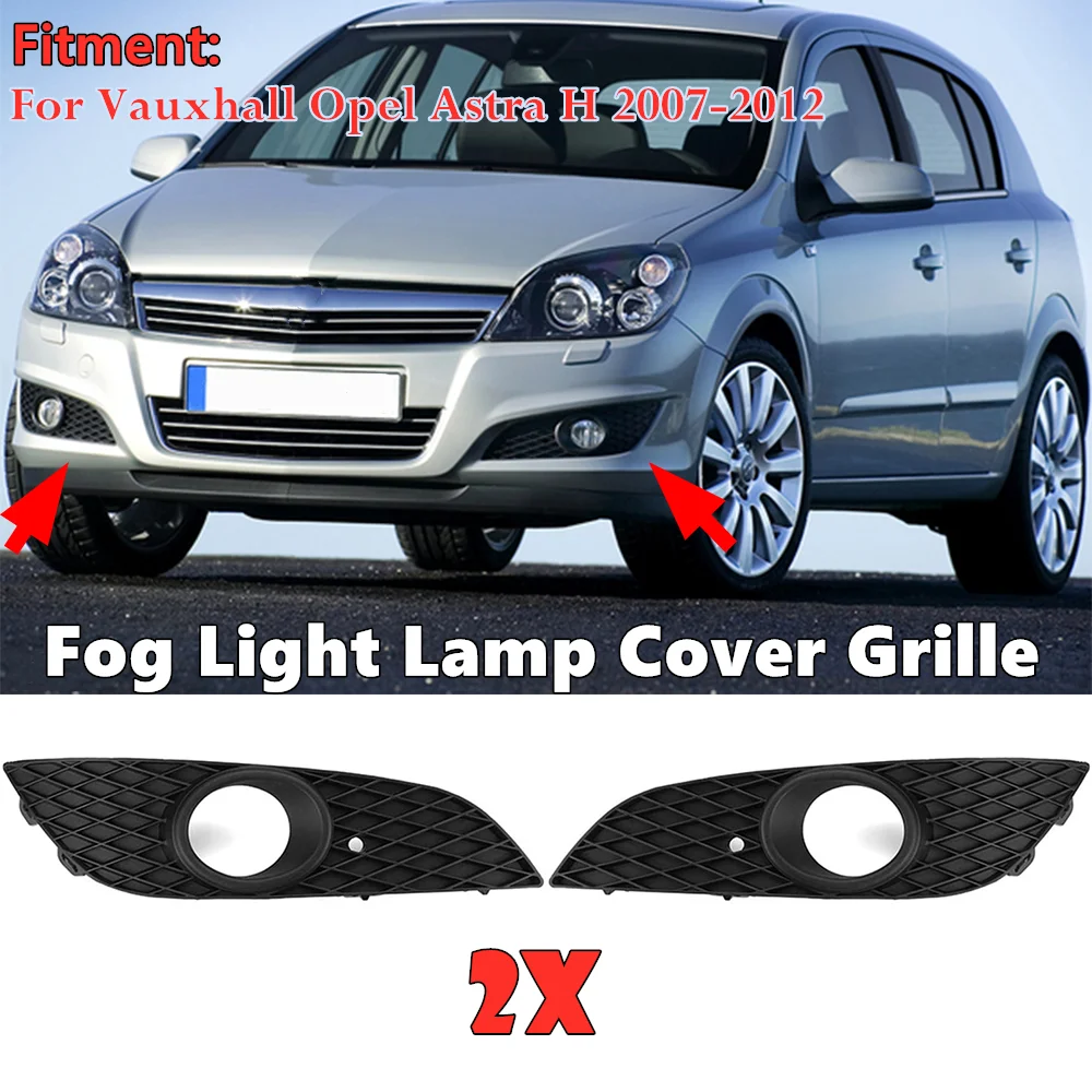 

1 пара, автомобильные передние противотуманные фары из АБС-пластика, решетка для гриля, противотуманные фары, решетка для Vauxhall, для Opel, для ...