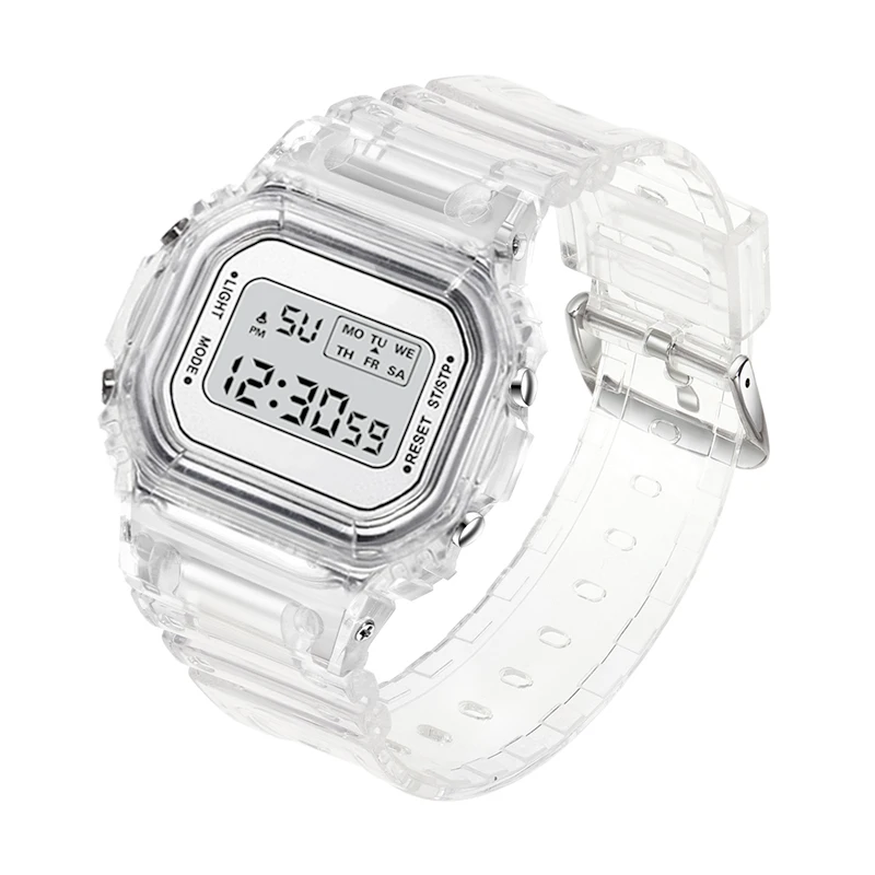 Sport Digital Watch Women Men Square LED Watch Silicone Electronic Watch Women's Watches Clock relogio feminino digital reloj