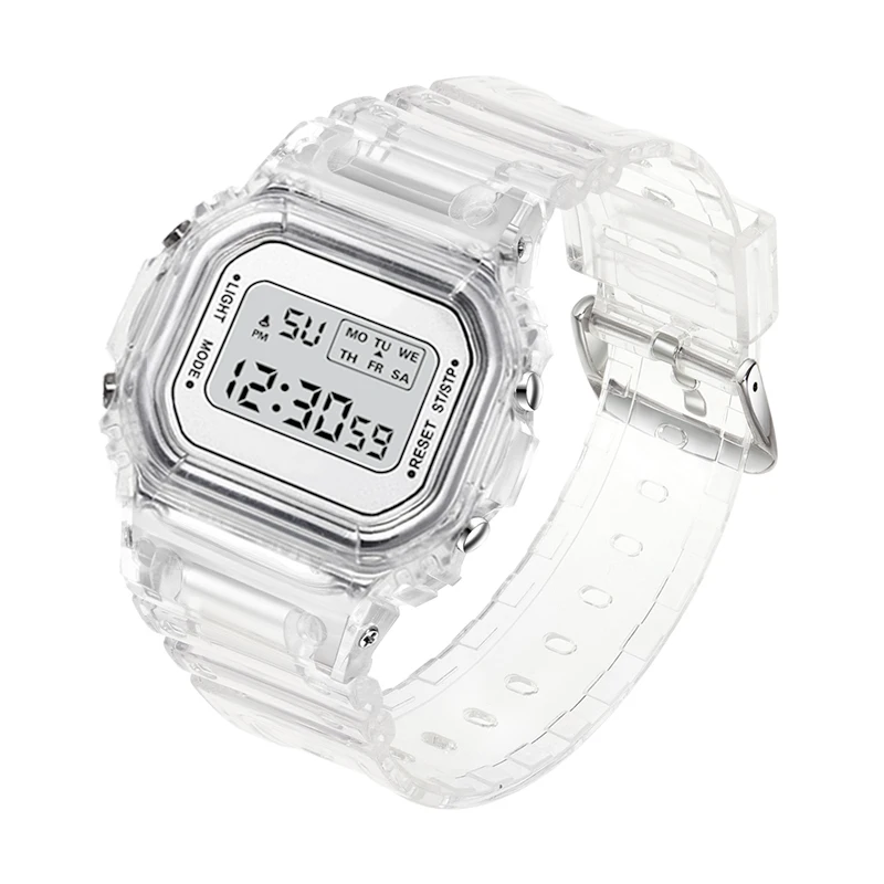 Sport Digital Watch Women Men Square LED Watch Silicone Electronic Watch Women's Watches Clock relogio feminino digital reloj led backlight luminous men women watch hodinky children boy girl eletronic silicone band clock gift saat relogio feminino reloj