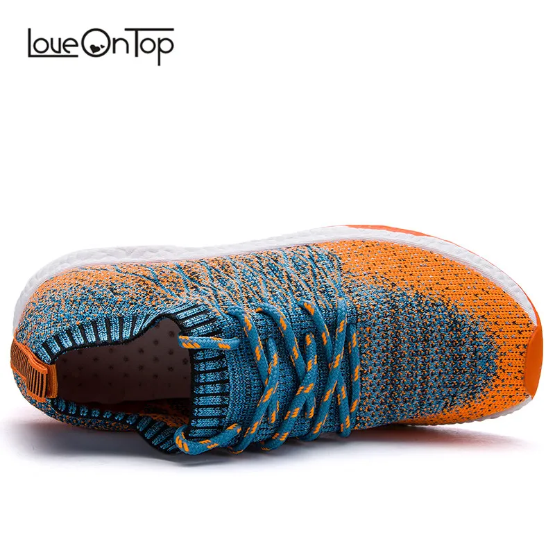 2019 летние мужские трикотажные дышащие кроссовки из сетки повседневная обувь