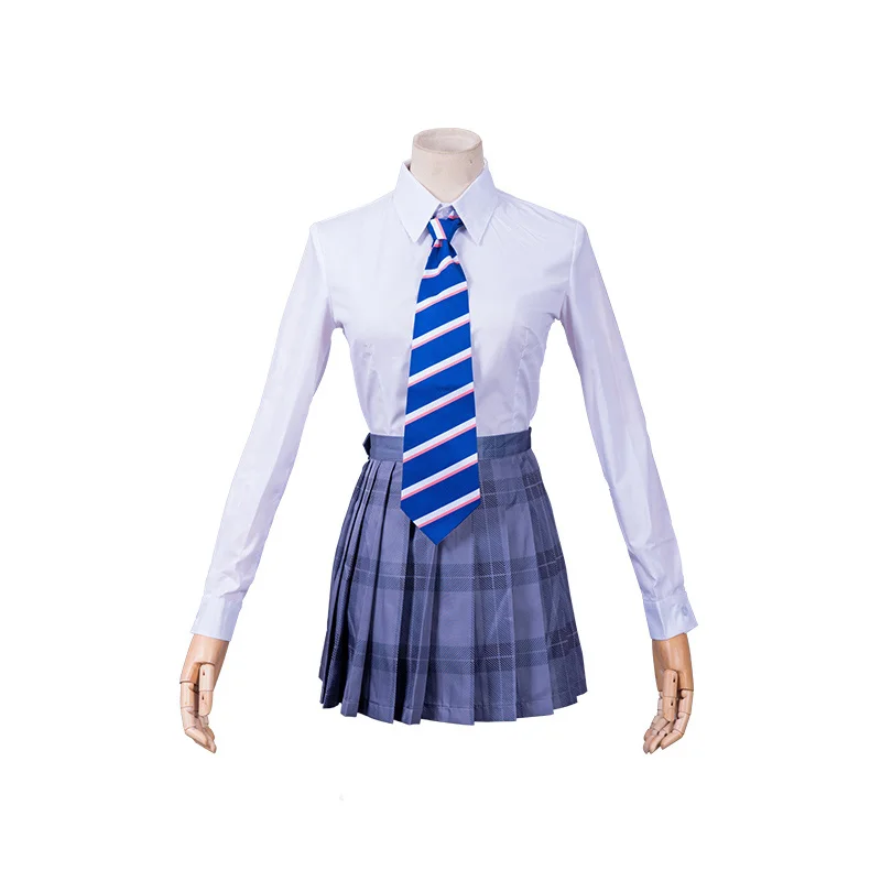 

Anime DARLING In The FRANXX Cos Ichigo CODE 015 Cosplay Costume School Uniforms Clothes Suits Dress Blue Halloween Custom Made