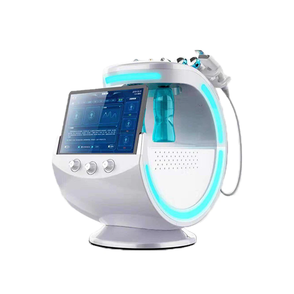Многофункциональный 7 в 1 Новый волшебный зеркальный мониторинг aqua Face smart ice blue