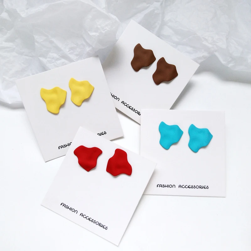 Timlee E243 Personality Originality Irregular Geometry Alloy Studs Earrings Popular Jewelry wholesale. | Украшения и аксессуары