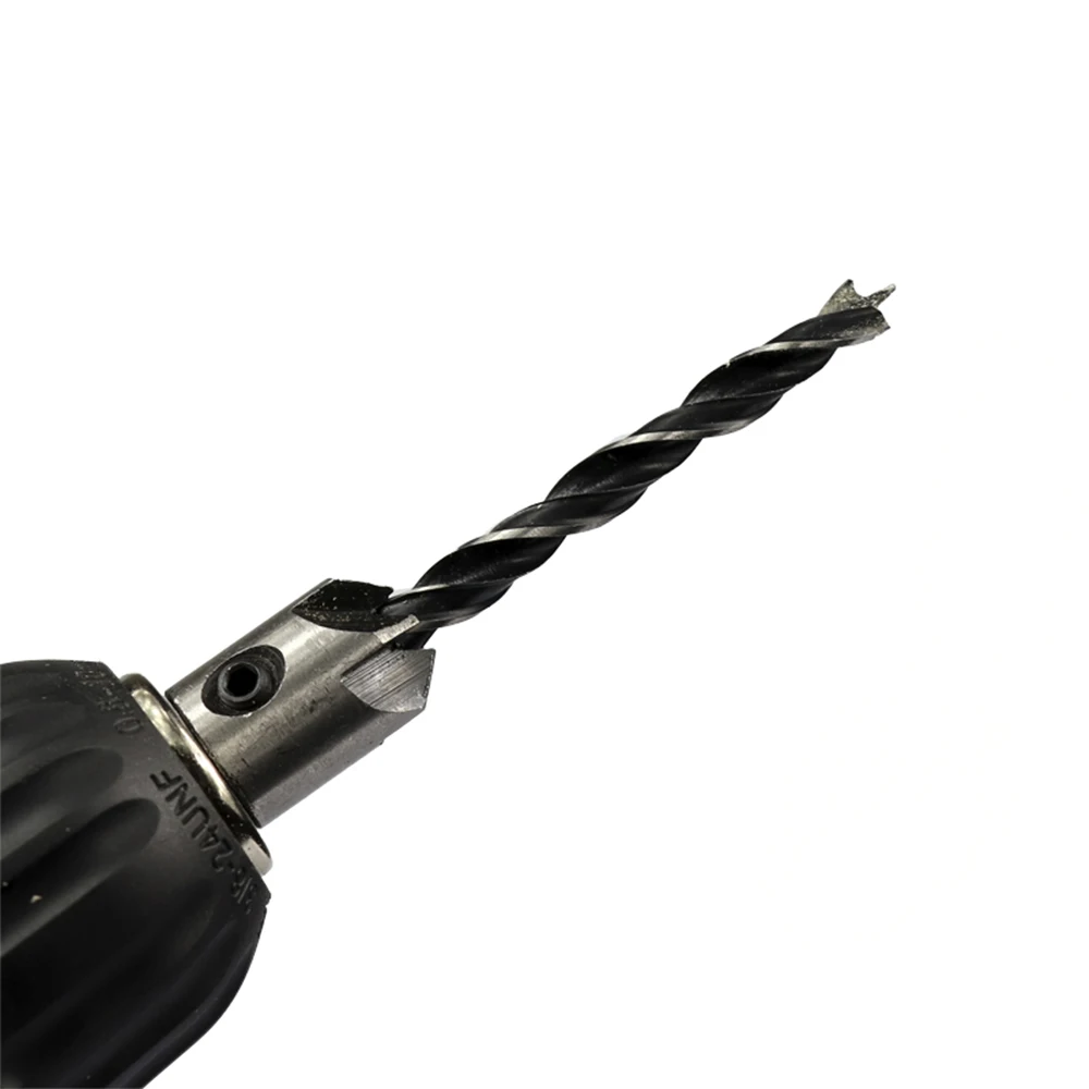 3 мм-10 мм набор сверл из быстрорежущей стали с зенкером развертка для