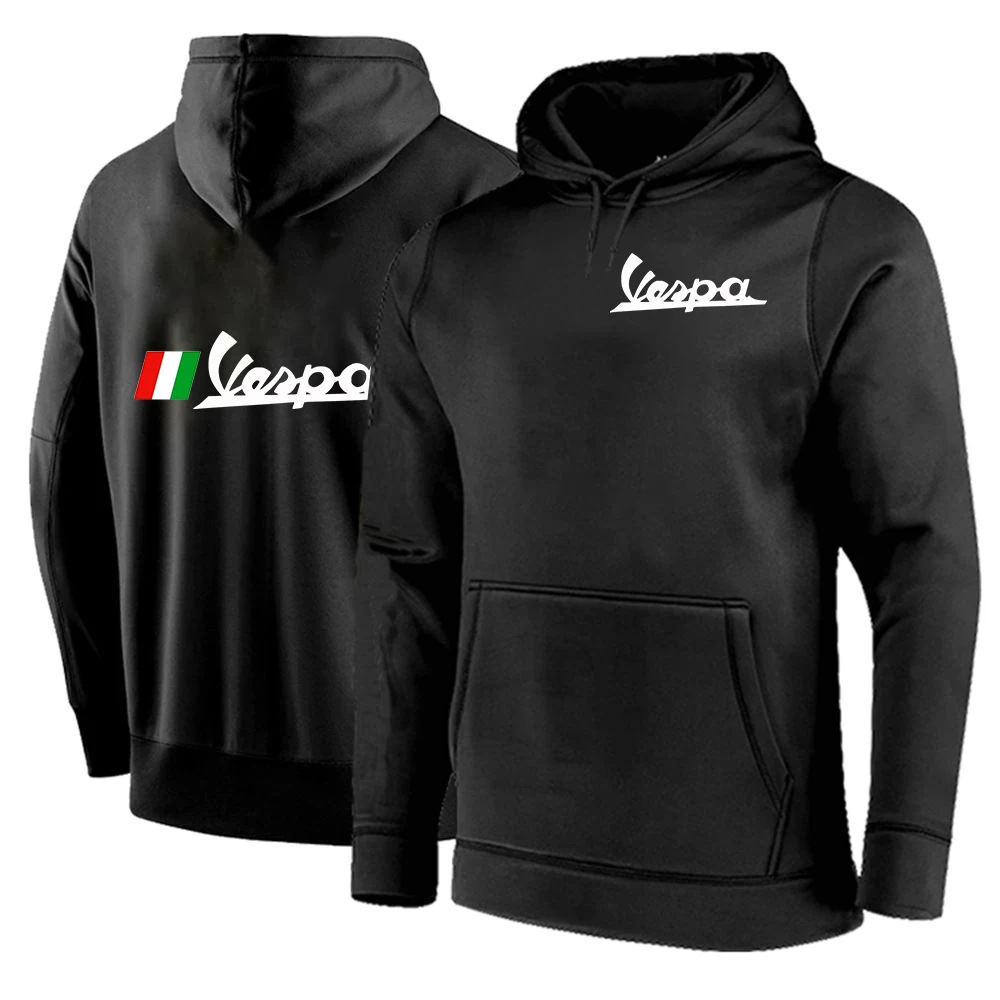 

Новинка 2021, толстовки с логотипом Vespa на весну и осень, удобный пуловер на заказ, флисовые хлопковые свитшоты, повседневные модные пальто