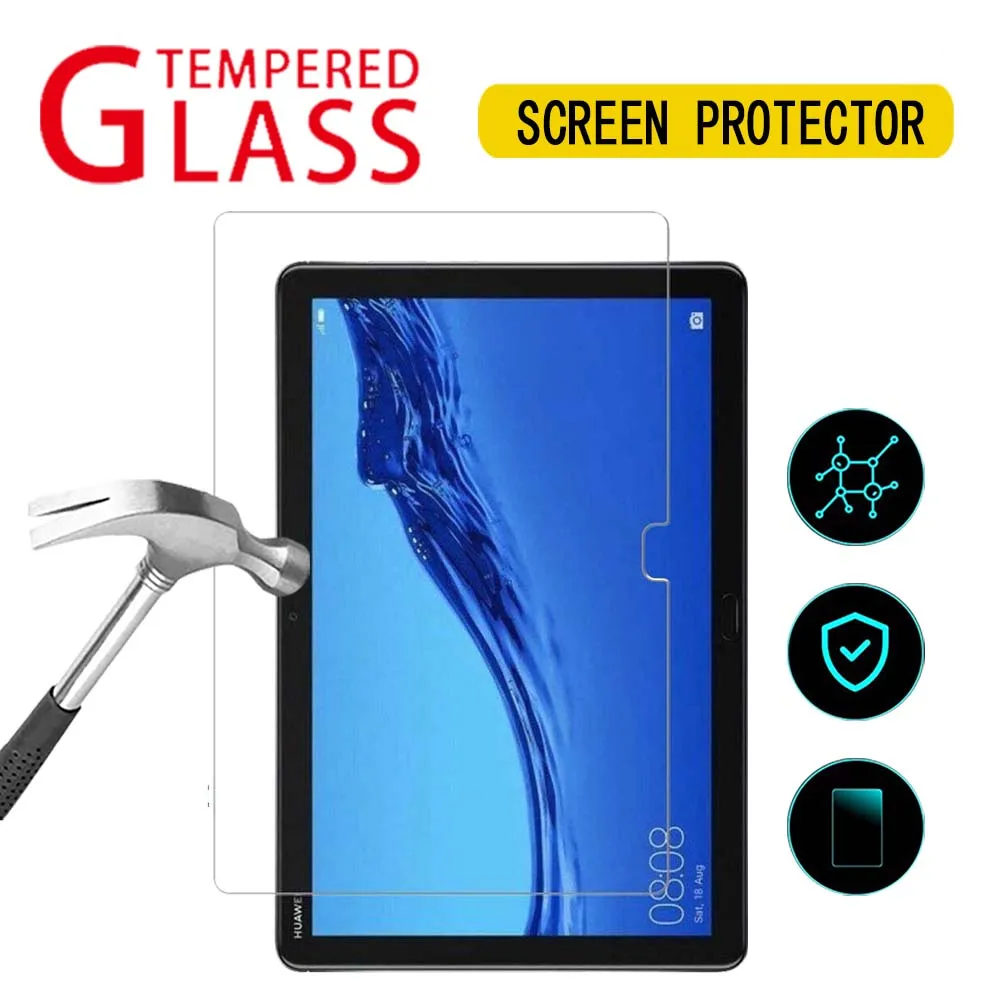 

Tempered Glass for Huawei MediaPad M5 Lite 10.1 Inch HD Anti-Shatter Anti-fingerprint Bubble Free Screen Protector Film Cover