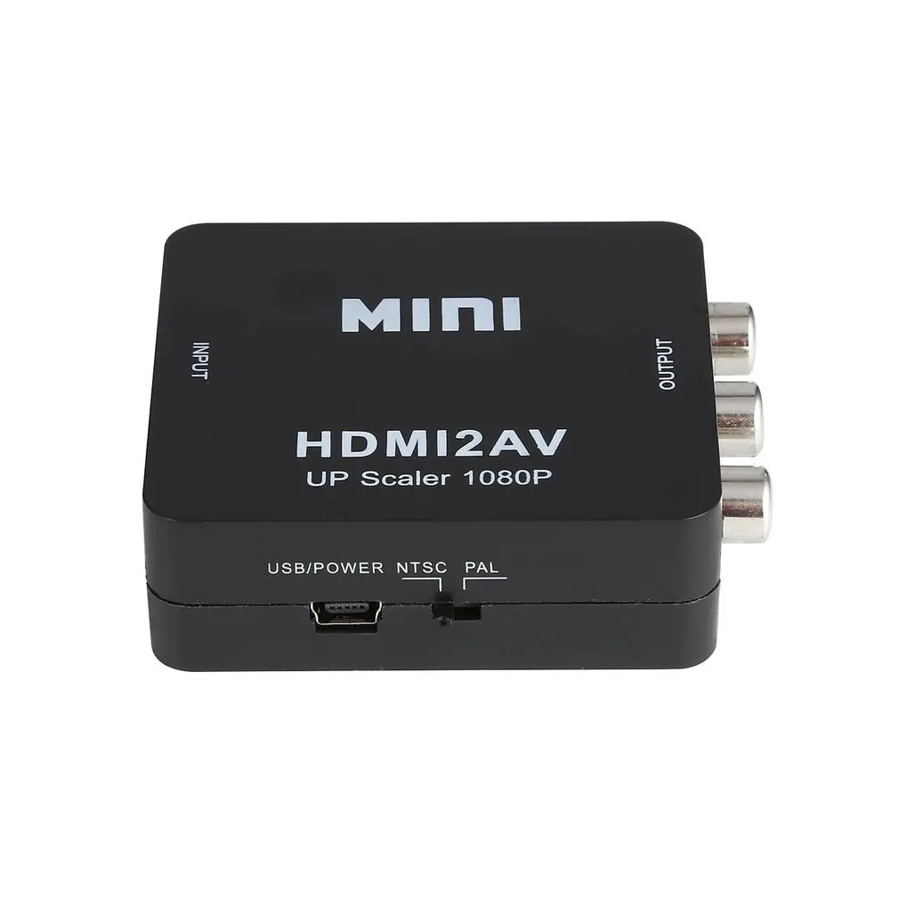 Цифровой hdmi-rca композитный видео аудио AV CVBS адаптер конвертер 720 p/1080 p мини HDMI