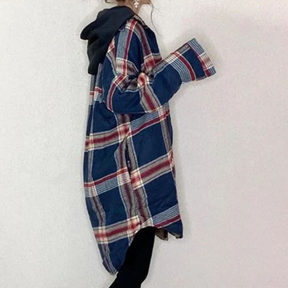 Women's Blouse Casual Plaid Long Sleeve Straight Single Korean Fashion Ladies Shirt Spring Autumn New Classic Feminine Clothes | Женская