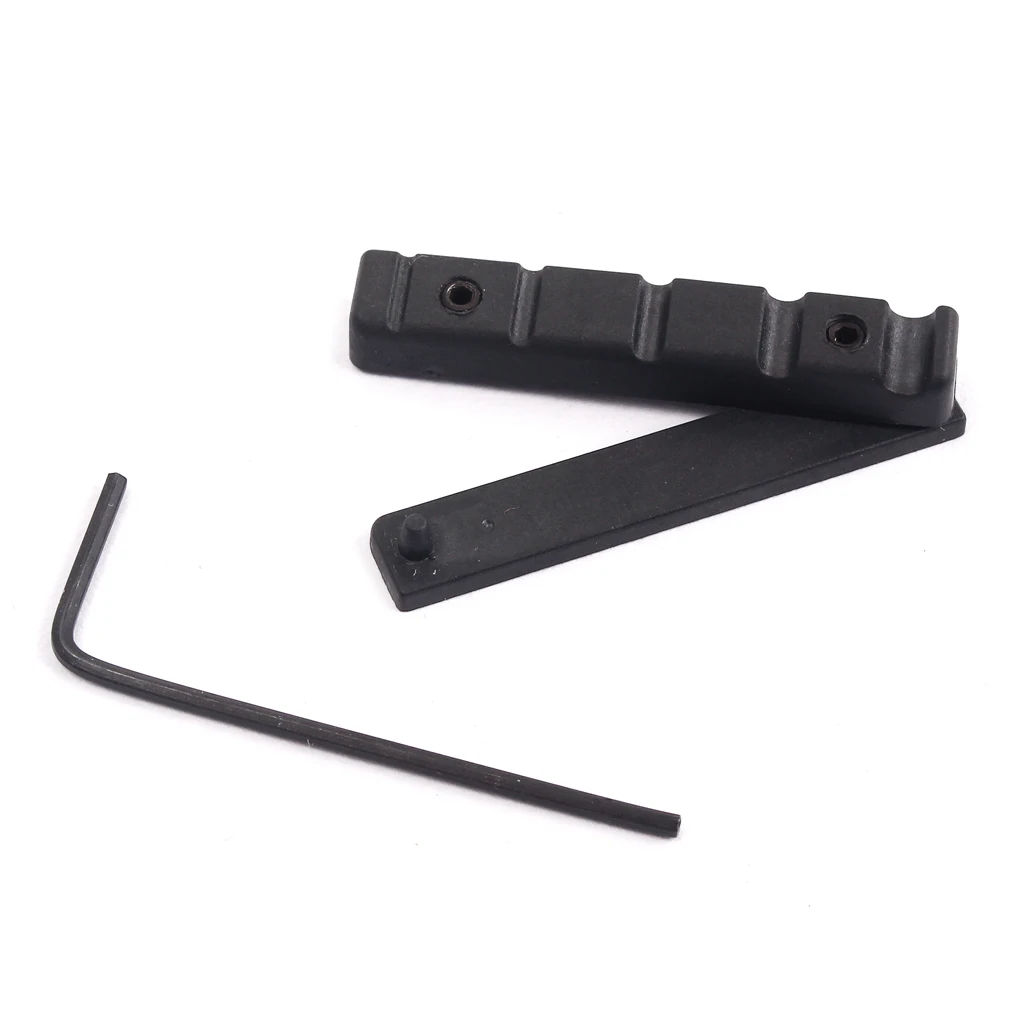 

String Bridge Nuts 43mm Slotted Set For 5-String Guitar Bass Instrument Accs