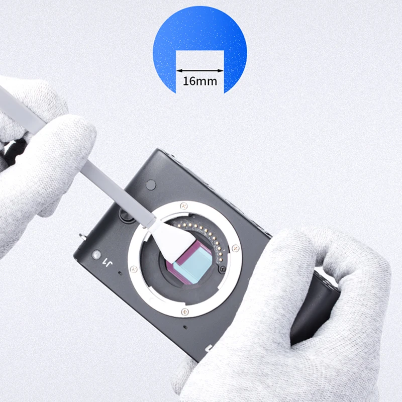 

VSGO VS-S02E APS-C Frame Sensor Cleaning Kit 16mm *10pcs Swabs, 10ml Sensor Cleaner for CCD/CMOS Digtial Camera