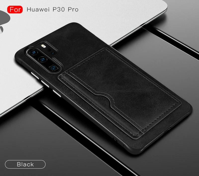 Чехол для телефона из искусственной кожи с подставкой для huawei P30 P20 mate 20 Pro Lite Nova3E 4E ультра тонкий роскошный протектор телефона с отделением для карт
