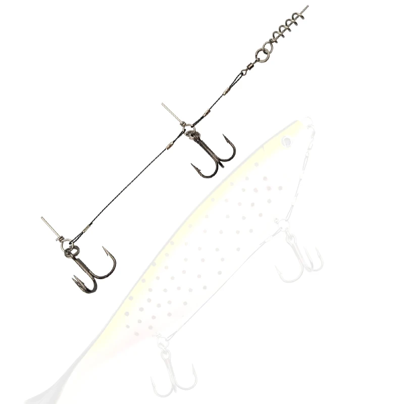Приманка Lunker stinger rig для мелководья невесомая Мягкая приманка щуки шэда проволока