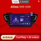 Junsun V1 2G + 32G Android 10,0 RDS для Geely Atlas NL-3 2016 - 2020 автомобильное радио мультимедийный видеоплеер навигация GPS 2 din dvd