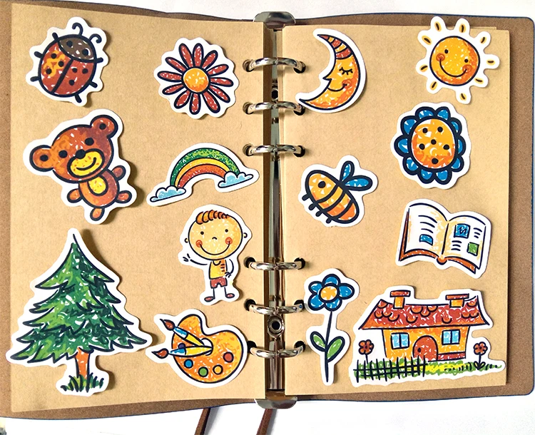 

26PCS cute Sticker Decoration DIY Ablum Diary Scrapbooking Label Sticker Cute Stationery