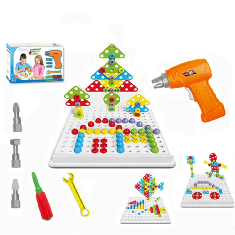 Набор детских игрушек для электрической дрели и гайки | Игрушки хобби