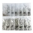 Хрустальные бриллианты без горячей фиксации, Стразы для ногтей, Стразы для ногтей, стекло для ногтей, 3D украшения для ногтей