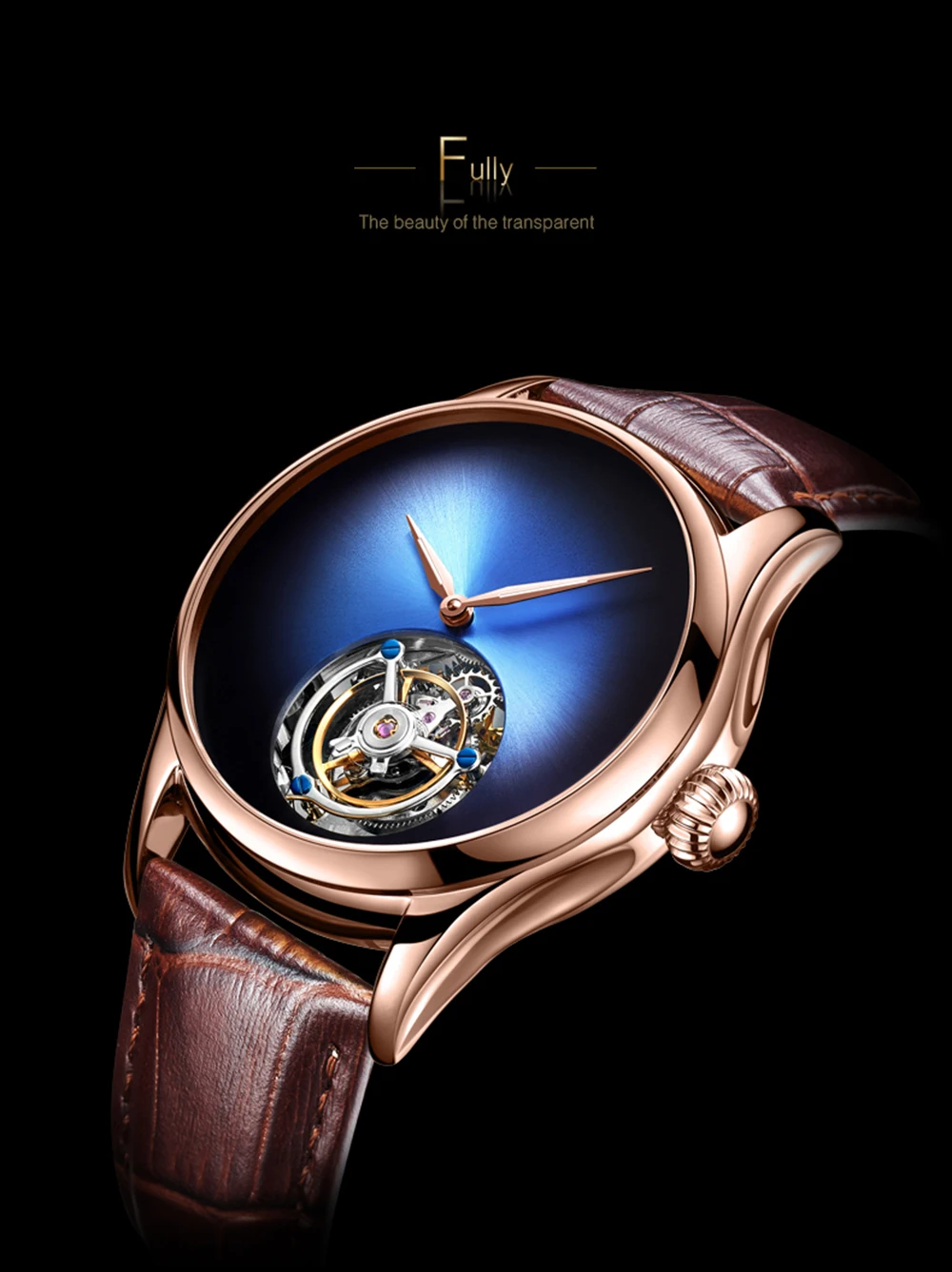 GUANQIN Tourbillon Мужские часы лучший бренд класса люкс настоящие часы с турбийоном мужские сапфировые механические часы Relogio Masculino