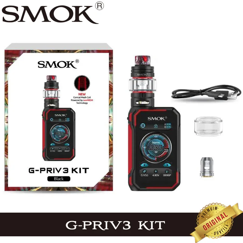 Испаритель SMOK 3 набор для вейпа 230 Вт мод электронной сигареты 5 мл TFV16 LITE подходит