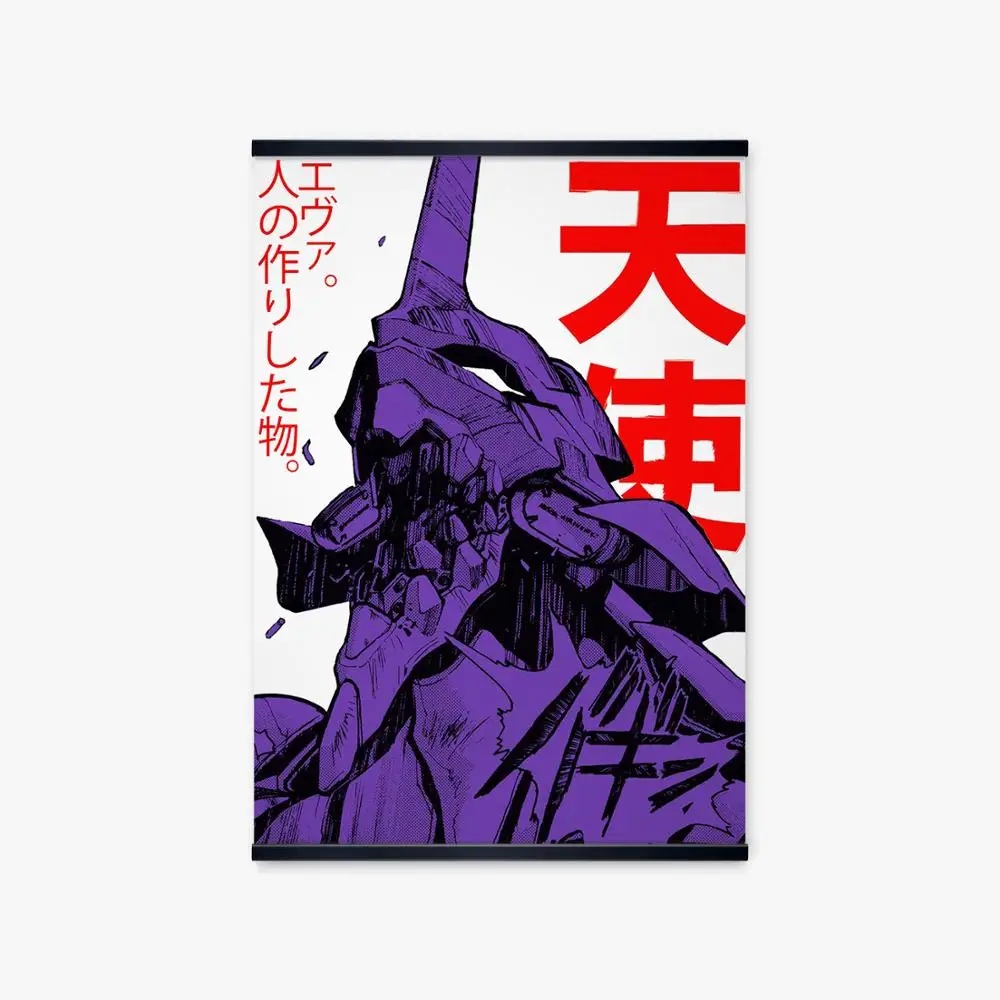 Постер с изображением неонового генезиса Evangelion 01 настенная Картина на холсте