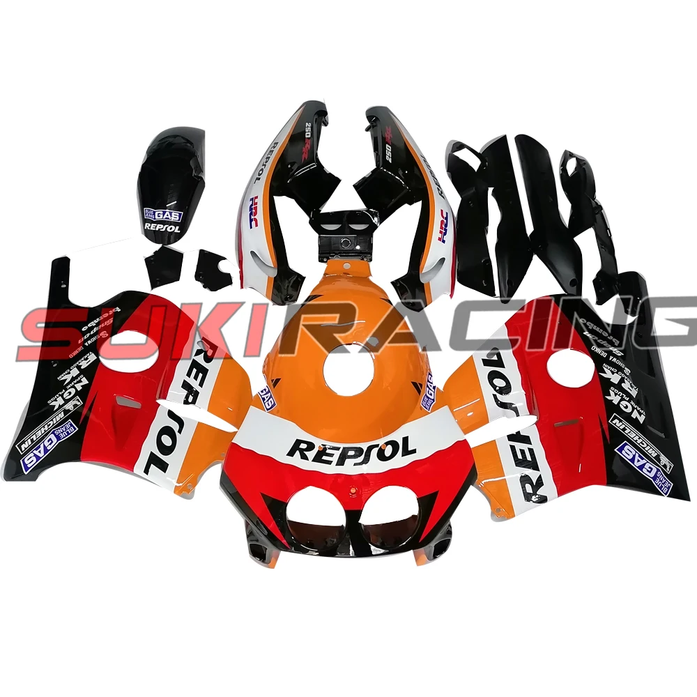 Комплект обтекателей кузова NSR250R ABS для Honda NSR 250R MC22 1990 1991 1992 Мотоциклетные