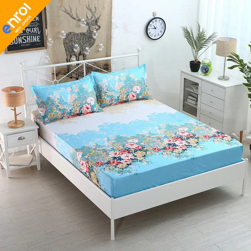 Цветная юбка для кровати эластичная лента гостиницы тонкая трехслойная простыня