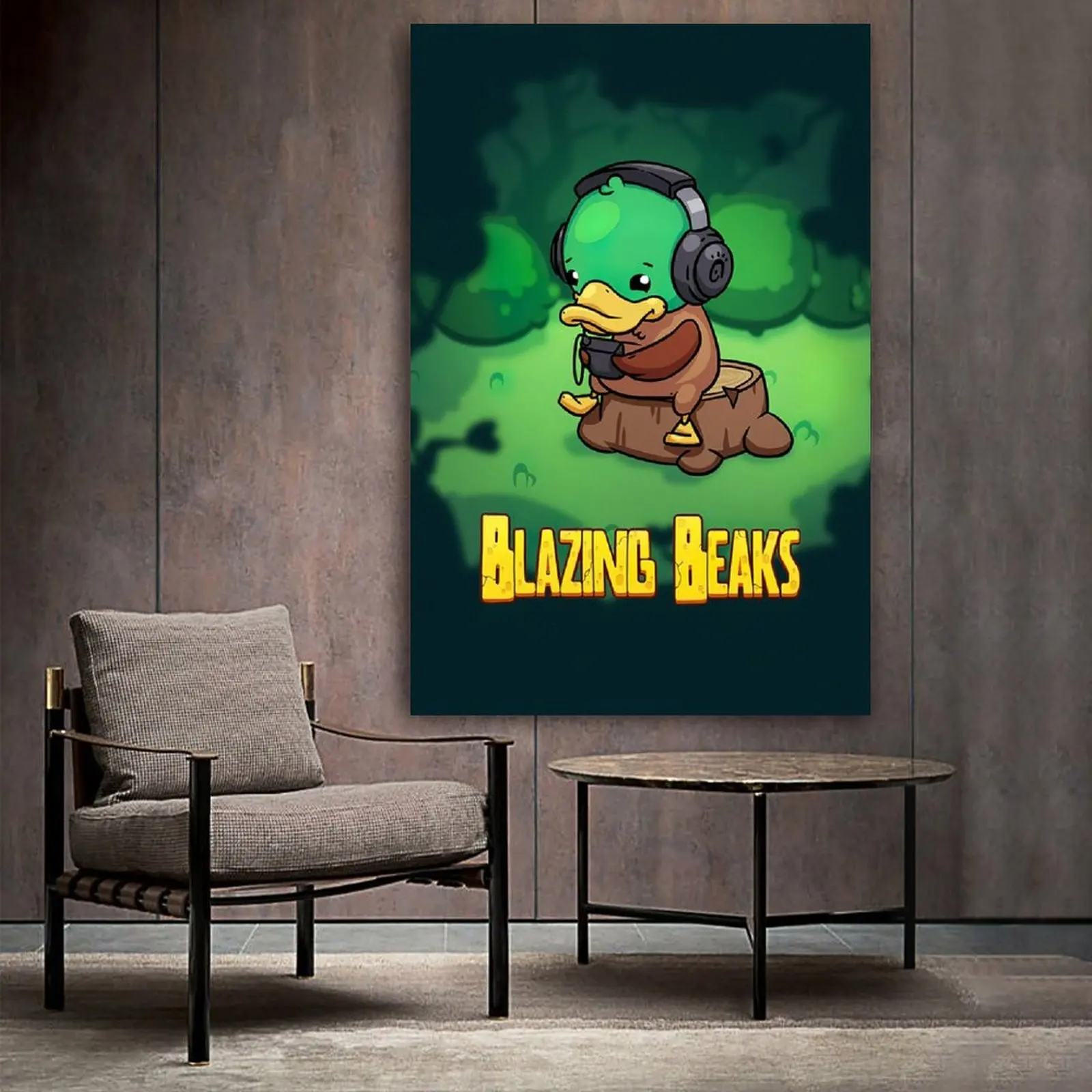 

Blazing Beaks Game Poster Poster Decorative Painting Canvas Wall Art Living Room Posters Bedroom Painting