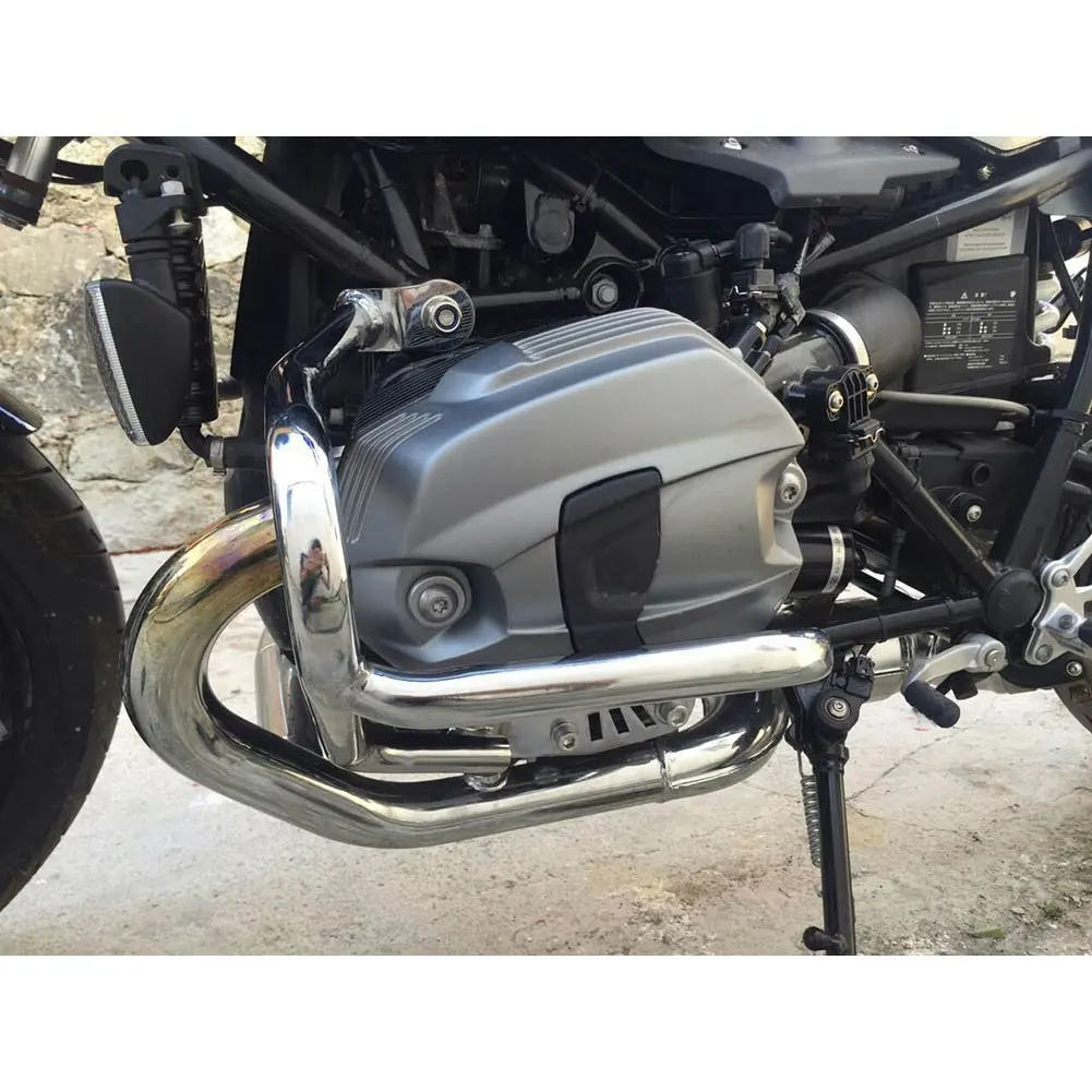 Защитная крышка для Мотоцикла BMW R9T R1200 R NINE T 2014 2015 2016 хром/черный | Автомобили и