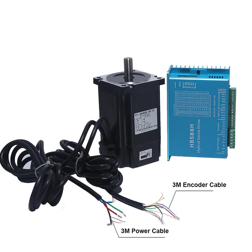 Драйвер шагового двигателя с замкнутым контуром Nema 34 12 нм и гибридный кодировщик