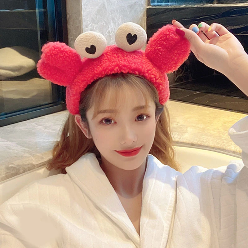 

Милая мультяшная искусственная лента для волос для мытья лица мягкий плюшевый теплый Эластичный аксессуары для волос